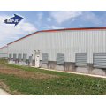 China hot galvanized steel structure chicken broiler poultry house farm building with automatic control insulation panel